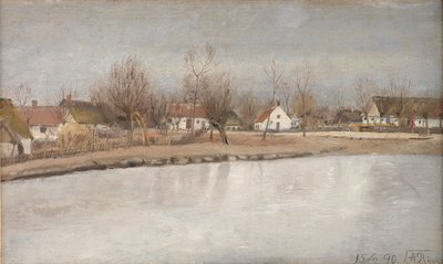 Der Dorfteich in Ring, Seeland von Laurits Andersen Ring