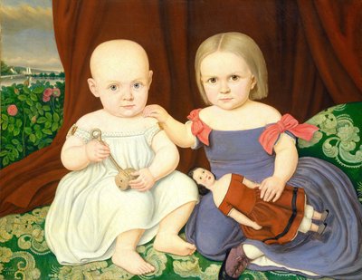 Die Herbert-Kinder, 1857 von Lambert Sachs