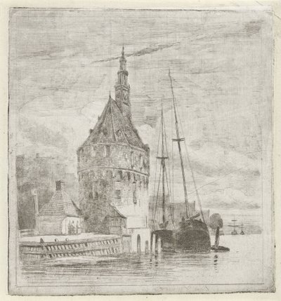 Turm am Wasser von Lambertus  Hardenberg
