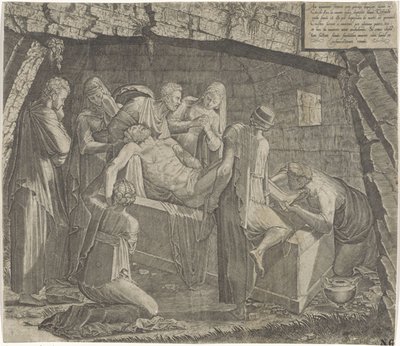 Grablegung Christi von Lambertus Suavius