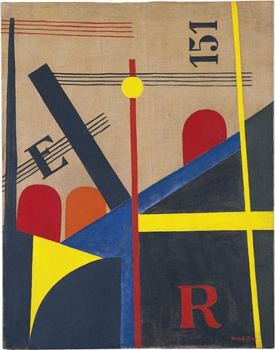 Großes Eisenbahnbild, 1920 von Laszlo Moholy Nagy