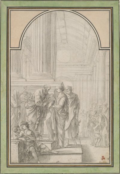 Die Darstellung im Tempel von Laurent de la Hyre