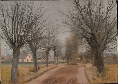 Eine Straße in der Nähe von Vinderød, Seeland, 1898 von Laurits Andersen Ring