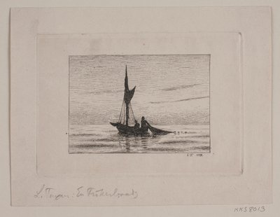 Ein Fischerboot von Laurits Regner Tuxen