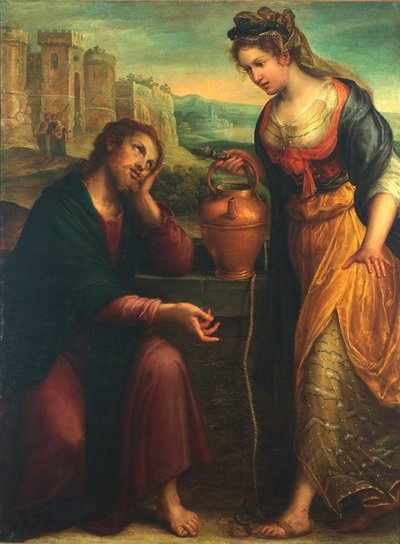 Christus und die Samariterin, 1607 von Lavinia Fontana