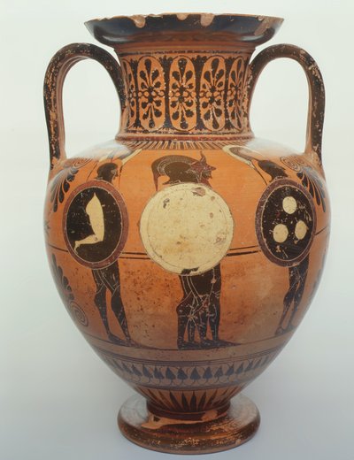 Schwarzfigurige Amphora, 515-490 v. Chr. (Keramik) von Leagros Group