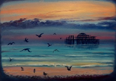 Stürmisches Brighton von Lee Campbell
