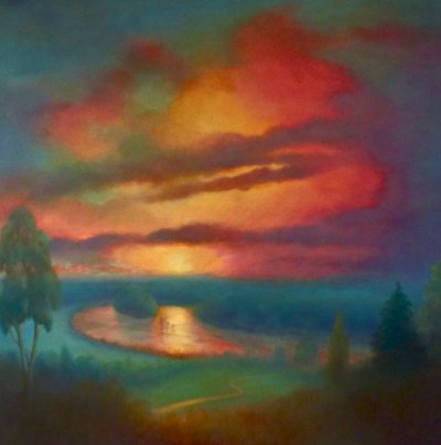 Richmond Sonnenuntergang, 2020 von Lee Campbell
