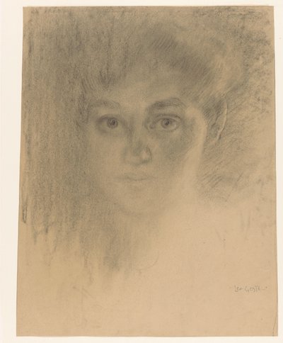 Gesicht einer Frau von Leo Gestel (signed by artist)