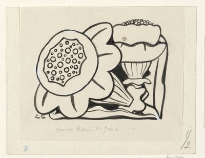 Zwei Blumen von Leo Gestel (signed by artist)