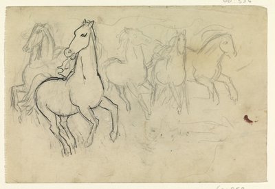 Galoppierende Pferde von Leo Gestel