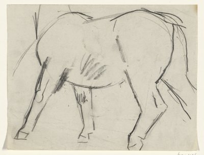 Körper eines Pferdes von Leo Gestel