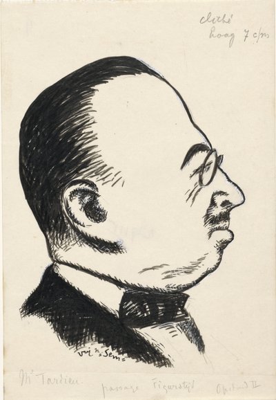 Porträt von André Tardieu von Leo Gestel