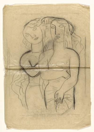 Zwei stehende Frauen von Leo Gestel