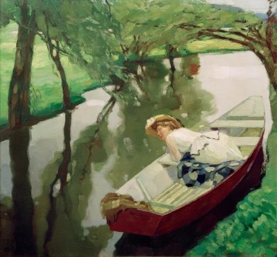 Im Kahn von Leo Putz