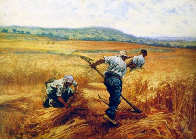 Schnitter, 1910 von Leon Augustin Lhermitte