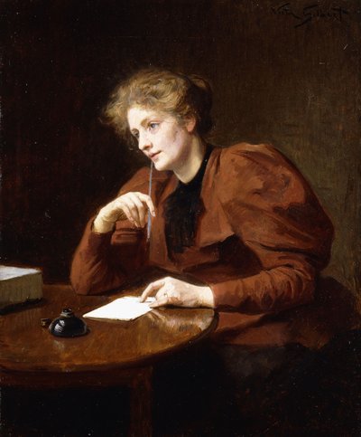 Junge Heuerin; Jeune Faneuse, ca. 1920 von Leon Augustin Lhermitte