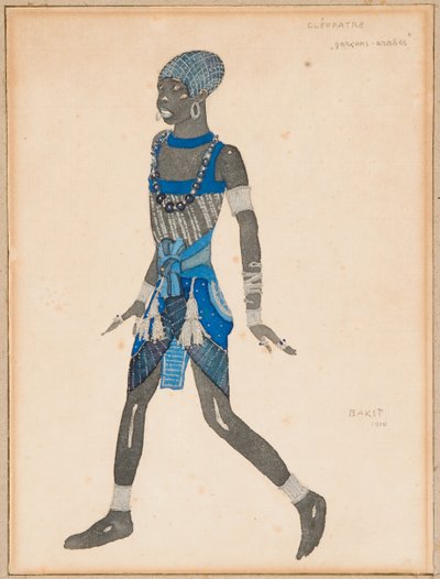 Ein Kostümentwurf für "Cleopatra", 1910 von Leon Bakst