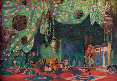 Kulisse für Scheherazade, 1910 von Leon Bakst