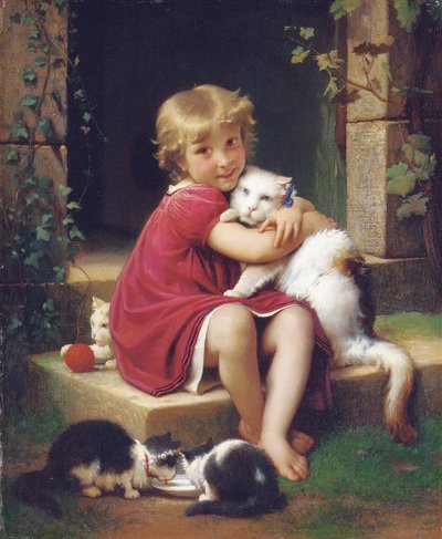 Ihr Lieblingshaustier, 1867 von Leon Bazile Perrault