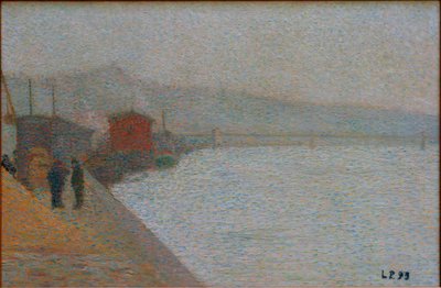 Die Ufer der Saône von Leon Pourtau