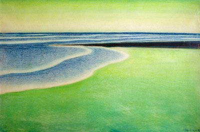 Grüne Meereslandschaft von Leon Spilliaert