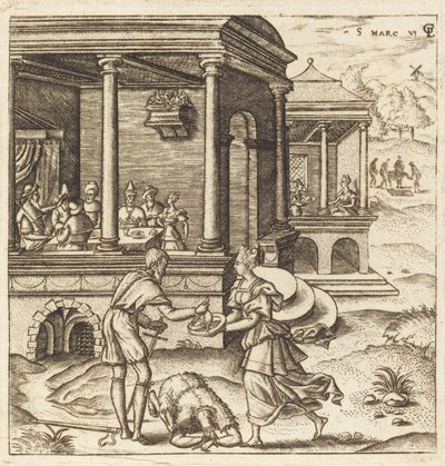 Johannes der Täufer enthauptet von Leonard Gaultier