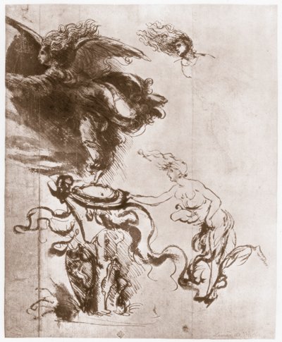 Allegorie der Fortuna, ca. 1483 von Leonardo da Vinci