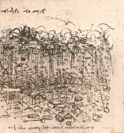 Emblematische Darstellung, um 1472-1519 von Leonardo da Vinci
