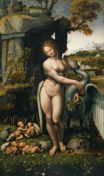 Leda und der Schwan von Leonardo da Vinci,
