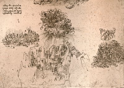 Darstellung von Naturphänomenen, ca. 1472-ca. 1519, 1883 von Leonardo da Vinci