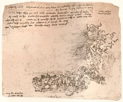 Darstellung von Naturphänomenen, ca. 1472-ca. 1519, 1883 von Leonardo da Vinci