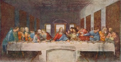 Das letzte Abendmahl, 1494-1498 von Leonardo da Vinci