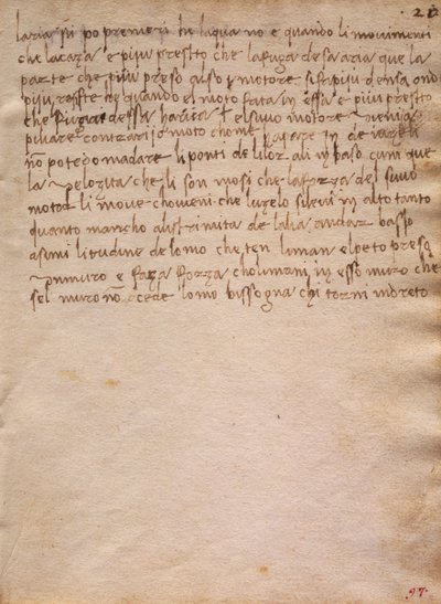 Unsignierter Auszug aus dem Codex Trivulzianus von Leonardo da Vinci