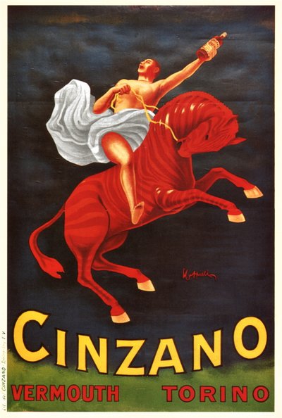Vermouth Cinzano (Plakat) von Leonetto Cappiello
