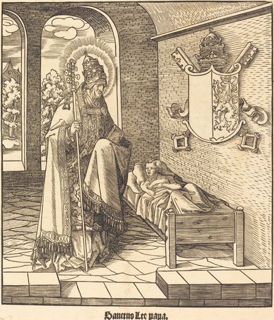 Der heilige Leo (Papst Leo IX) von Leonhard Beck