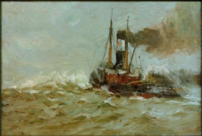 Hochseeschlepper (Seeadler Hamburg) von Leonhard Sandrock