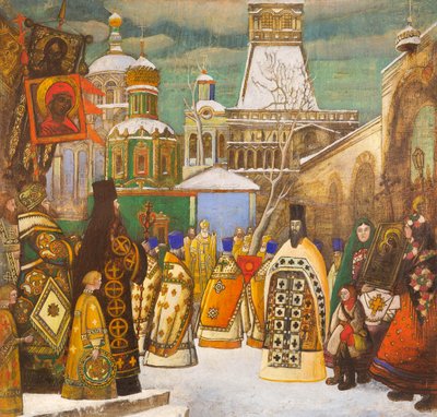 Osterprozession von Leonid Mikhaylovich Brailovsky