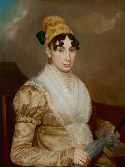 Dame mit Goldhaube von Leopold Blonder