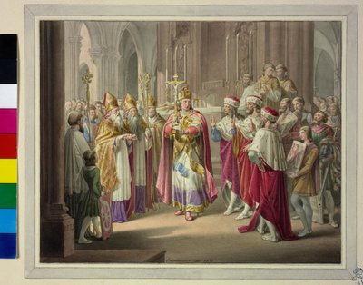 Wahl des Königs 1273 von Leopold Kupelwieser