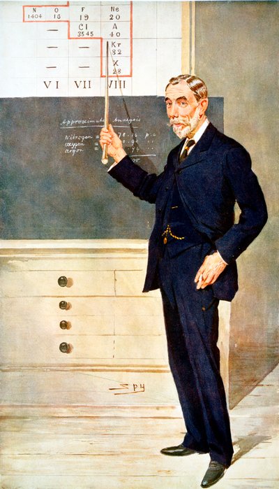 William Ramsay, schottischer Chemiker, 1908 von Leslie Matthew Ward