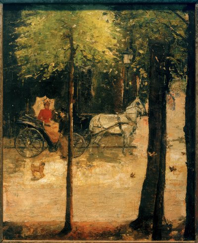 Frühling im Tiergarten von Lesser Ury