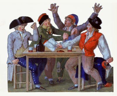 Die Marseillaise, 18. Jahrhundert (Gouache) von Lesueur Brothers