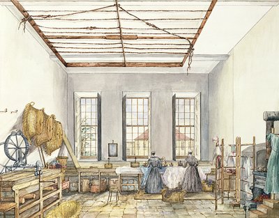 Die Wäscherei in Aynhoe, 23. Februar 1847 von Lili Cartwright