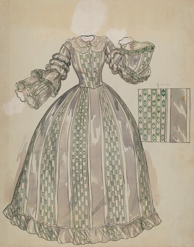 Kleid, ca. 1936 von Lillian Causey
