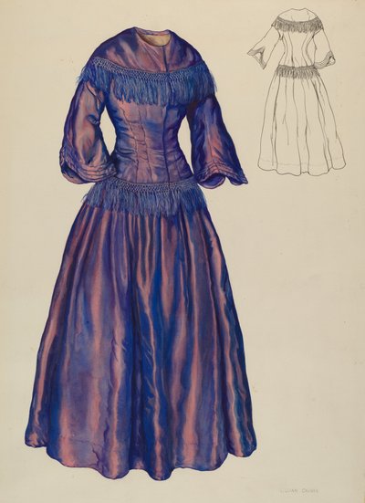 Kleid, ca. 1940 von Lillian Causey