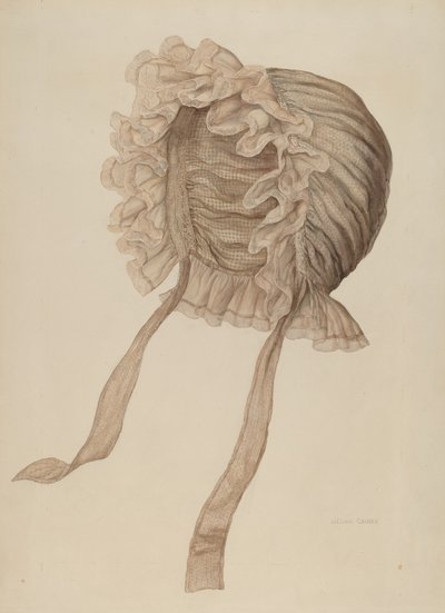 Nachthaube, ca. 1940 von Lillian Causey