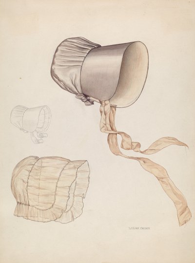 Quäkerhaube, ca. 1937 von Lillian Causey