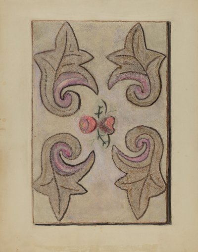 Geknüpfter Teppich von Lillian M. Mosseller