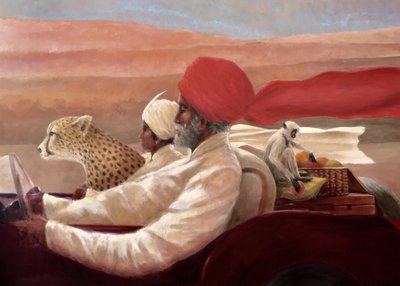 Affenpicknick von Lincoln Seligman
